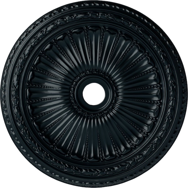 Ekena Millwork Viceroy Ceiling Medallion (Fits Canopies up to 4 7/8"), 35 1/8"OD x 4 7/8"ID x 2 1/2"P, Night Shade CM35VINSF - main
